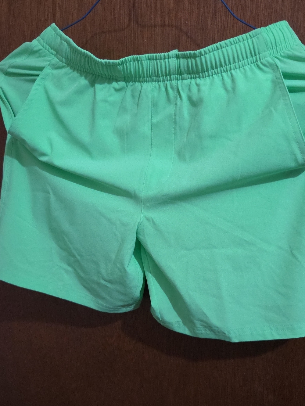 DSG Mint Green Elastic-Waist Athletic Shorts